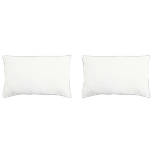 vidaXL Hoofdkussen 2 st 60 x 70 cm Bamboevezel Wit
