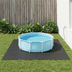 vidaXL Zwembad Grondmat 40 pcs Zwart 14,4 m² EVA Schuim