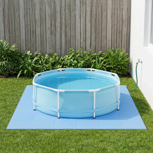 vidaXL Zwembad Grondmat 24 pcs Blauw 8,64 m² EVA Schuim