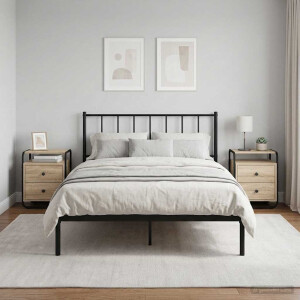 vidaXL Nachtkastje 2 st Sonoma Eiken 40 x 36,5 x 50 cm Bewerkt hout