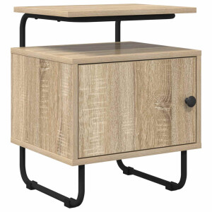 vidaXL Nachtkastje Sonoma Eiken 40 x 36,5 x 50 cm Bewerkt hout