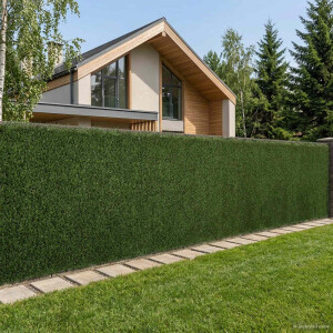 vidaXL Kunstmatige omheining Lichtgroen 1 x 5 m PVC en staal