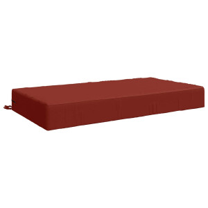 vidaXL Zitkussen SOEST 100% Polyester Rood 120 x 80 x 15 cm