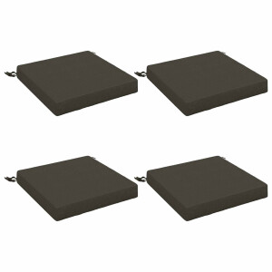 vidaXL 4-Piece Zitkussens SOEST 4 st 100% Polyester Antraciet