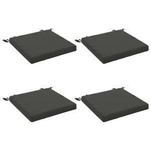 vidaXL 4-Piece Zitkussens SOEST 4 st 100% Polyester Antraciet