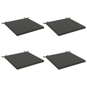 vidaXL 4-Piece Zitkussens SOEST 4 st 100% Polyester Antraciet