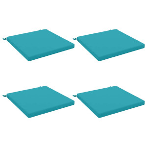 vidaXL 4-Piece Zitkussens SOEST 4 st 100% Polyester Turquoise