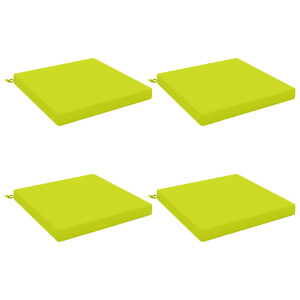 vidaXL 4-Piece Zitkussens SOEST 4 st 100% Polyester Helder groen