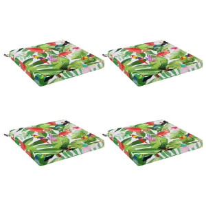 vidaXL 4-Piece Zitkussens SOEST 4 st 100% Polyester Meerkleurig