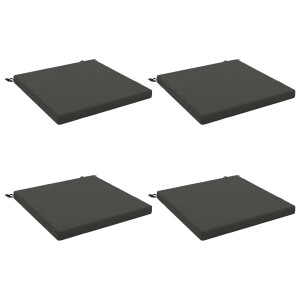 vidaXL 4-Piece Zitkussens SOEST 4 st 100% Polyester Antraciet
