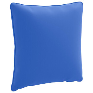 vidaXL 1-Delig Rugkussen PUTTEN 100% Polyester Koninklijk Blauw
