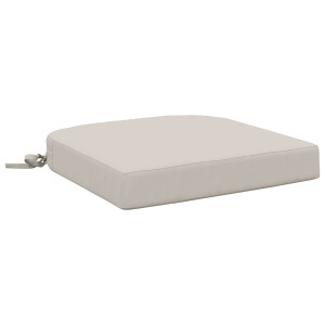 vidaXL 1-delig Zitkussen SOEST 100% Polyester Wit 40 x 40 x 7 cm