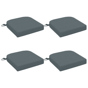 vidaXL 4-delige Zitkussens SOEST 4 pcs 100% Polyester Blauw