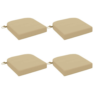 vidaXL 4-delige Zitkussens SOEST 4 pcs 100% Polyester Beige