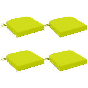 vidaXL 4-delige Zitkussens SOEST 4 pcs 100% Polyester Helder groen