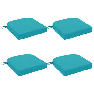 vidaXL 4-delige Zitkussens SOEST 4 pcs 100% Polyester Turquoise