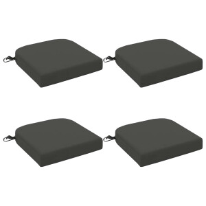 vidaXL 4-delige Zitkussens SOEST 4 pcs 100% Polyester Antraciet