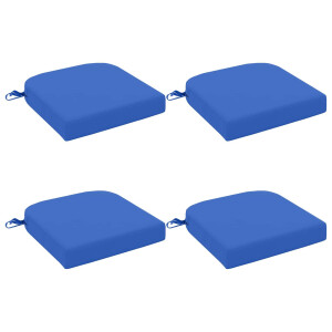vidaXL 4-delige Zitkussens SOEST 4 pcs 100% Polyester Koninklijk Blauw