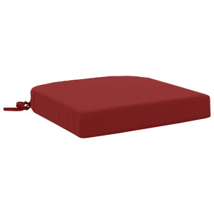vidaXL 1-delig Zitkussen SOEST 100% Polyester Wijnrood 45 x 45 x 7 cm