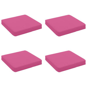 vidaXL 4-Piece Zitkussens VUGHT 4 pcs 100% Polyester Roze