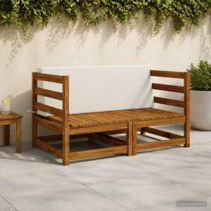 vidaXL Rugkussen SOEST 100% Polyester Wit 120 x 20 x 40 cm