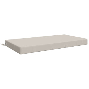 vidaXL Zitkussen SOEST 100% Polyester Wit 120 x 60 x 10 cm