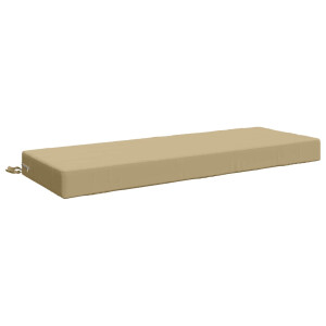 vidaXL Zitkussen SOEST 100% Polyester Beige 120 x 40 x 10 cm