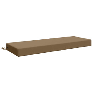vidaXL Zitkussen SOEST 100% Polyester Taupe 120 x 40 x 10 cm