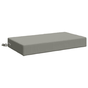 vidaXL Zitkussen SOEST 100% Polyester Grijs 70 x 40 x 10 cm