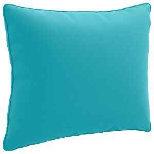 vidaXL 1-Delig Rugkussen PUTTEN 100% Polyester Turquoise