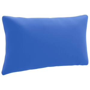vidaXL 1-Delig Rugkussen PUTTEN 100% Polyester Koninklijk Blauw
