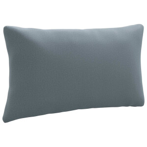 vidaXL 1-Delig Rugkussen PUTTEN 100% Polyester Blauw 80 x 40 x 15 cm