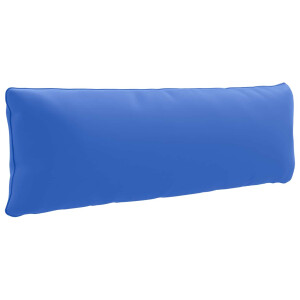 vidaXL 1-Delig Rugkussen PUTTEN 100% Polyester Koninklijk Blauw