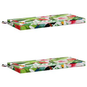 vidaXL 2-delige Bankkussens SOEST 2 st 100% Polyester Meerkleurig