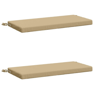 vidaXL 2-delige Bankkussens SOEST 2 st 100% Polyester Beige