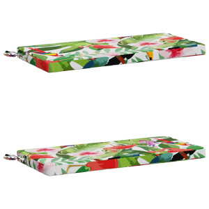 vidaXL 2-delige Bankkussens SOEST 2 st 100% Polyester Meerkleurig