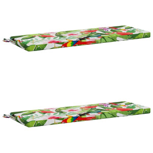 vidaXL 2-delige Bankkussens SOEST 2 st 100% Polyester Meerkleurig