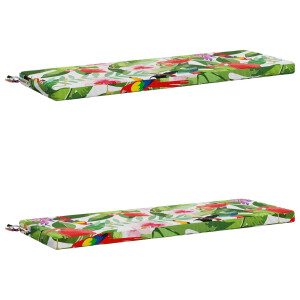 vidaXL 2-delige Bankkussens SOEST 2 st 100% Polyester Meerkleurig