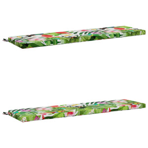 vidaXL 2-delige Bankkussens SOEST 2 st 100% Polyester Meerkleurig