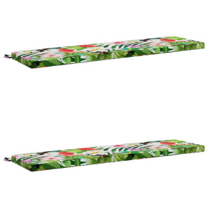 vidaXL 2-delige Bankkussens SOEST 2 st 100% Polyester Meerkleurig