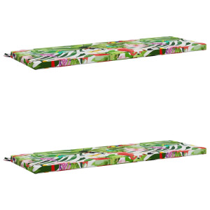 vidaXL 2-delige Bankkussens SOEST 2 st 100% Polyester Meerkleurig