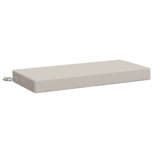 vidaXL Bankkussen SOEST 100% Polyester Wit 60 x 40 x 8 cm
