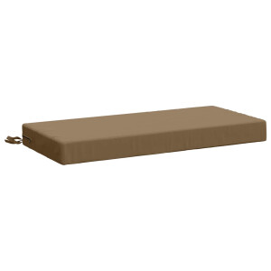 vidaXL Bankkussen SOEST 100% Polyester Taupe 60 x 40 x 8 cm