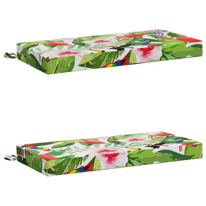vidaXL 2-delige Bankkussens SOEST 2 st 100% Polyester Meerkleurig