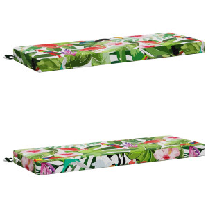vidaXL 2-delige Bankkussens SOEST 2 st 100% Polyester Meerkleurig