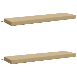 vidaXL 2-delige Bankkussens SOEST 2 st 100% Polyester Beige