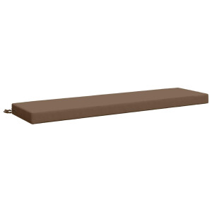 vidaXL Bankkussen SOEST 100% Polyester Taupe 160 x 40 x 8 cm