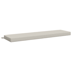 vidaXL Bankkussen SOEST 100% Polyester Wit 160 x 40 x 8 cm