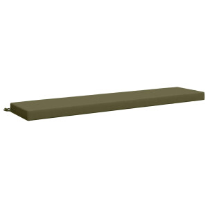 vidaXL Bankkussen SOEST 100% Polyester Olijfgroen 180 x 40 x 8 cm