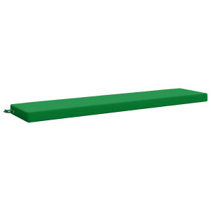 vidaXL Bankkussen SOEST 100% Polyester Groen 180 x 40 x 8 cm